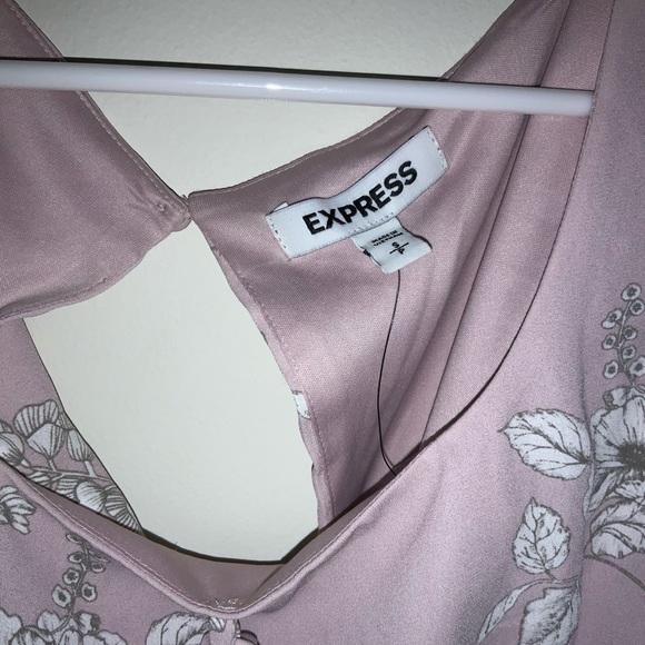 Flower light pinkish purple Express dress - Picture 3 of 6